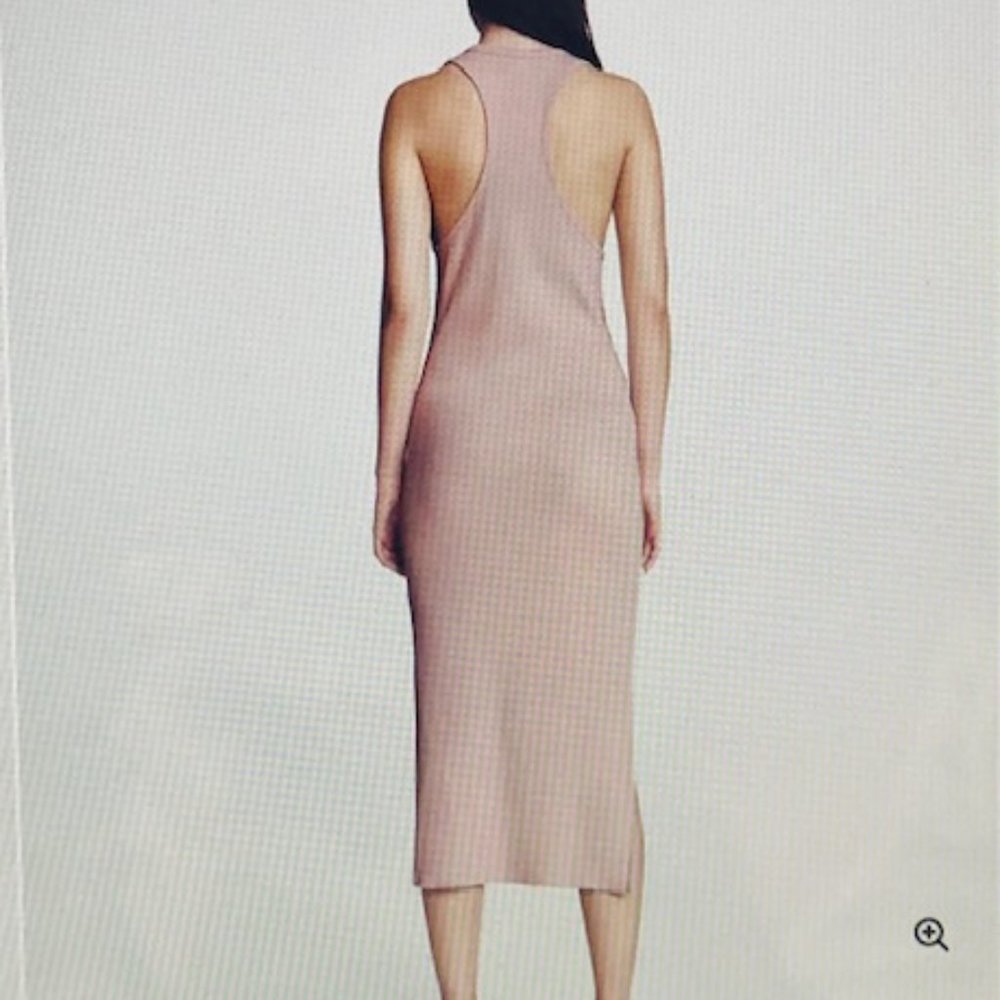 rag & bone lavender rib midi dress